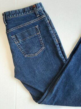 Gucci Denim Blue Jeans Women’s Size 18 US Straight Button Up Made In Italy